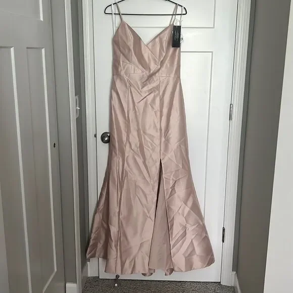 Alfred Sung Bridesmaid Dress cameo-12 - Picture 3 of 6